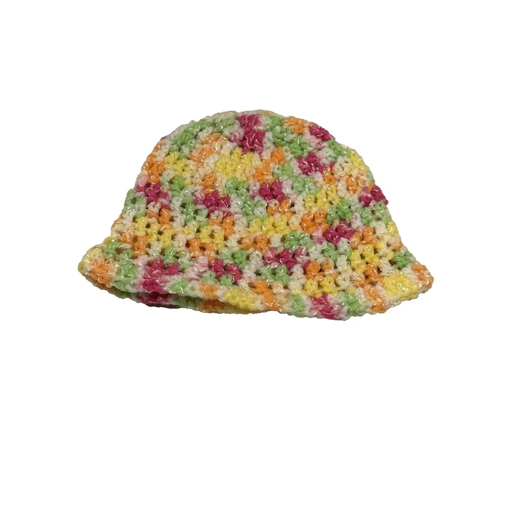 newborn baby hat NEW hand‎ crocheted yarn